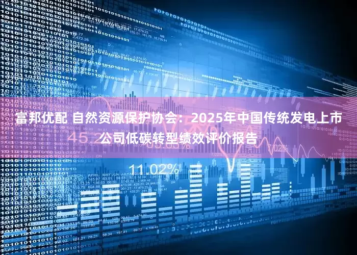 富邦优配 自然资源保护协会：2025年中国传统发电上市公司低碳转型绩效评价报告